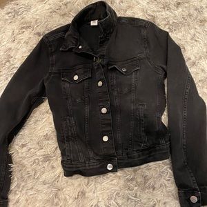 Black jean jacket